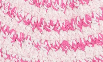 Ganni Cotton Mélange Crochet Bucket Hat