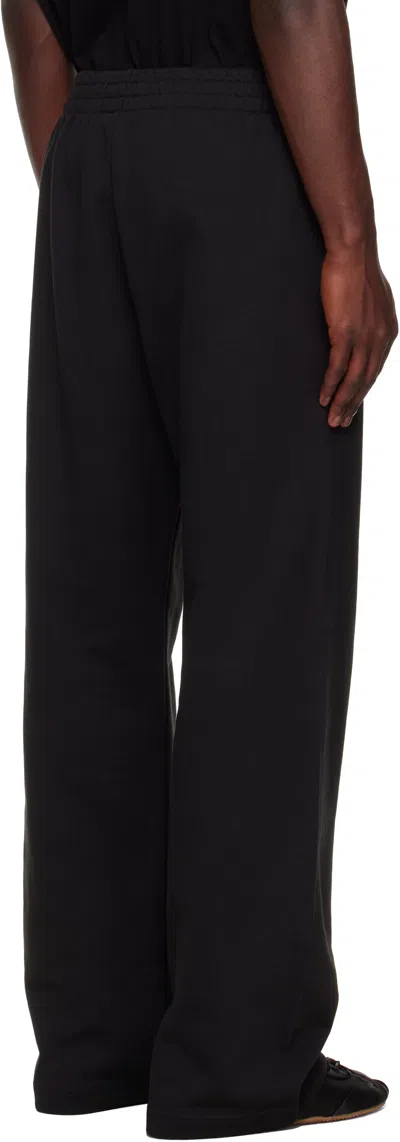 We11 Done Elastic Waist Sweatpants In Black