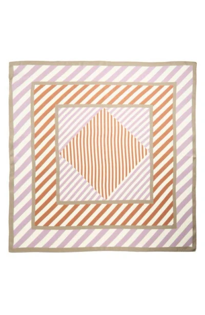Nordstrom String Square Silk Scarf In Multi