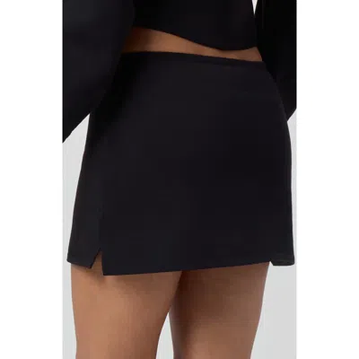 Florence By Mills Knit Miniskirt In Black