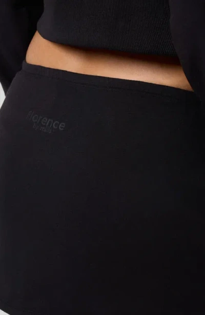 Florence By Mills Knit Miniskirt In Black