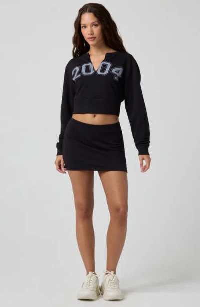 Florence By Mills Knit Miniskirt In Black