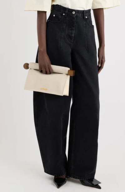 Jacquemus La Pochette Rond Carré Canvas Clutch