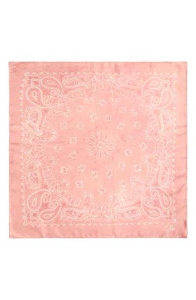 Golden Goose Golden Foulard Paisley Print Silk Square Scarf
