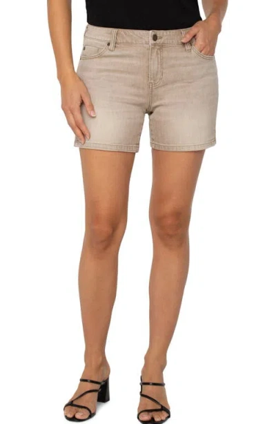 Liverpool Los Angeles Vickie Mineral Wash Mid Rise Denim Shorts
