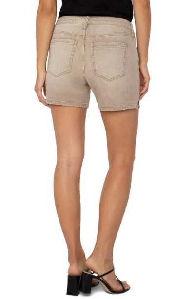 Liverpool Los Angeles Vickie Mineral Wash Mid Rise Denim Shorts