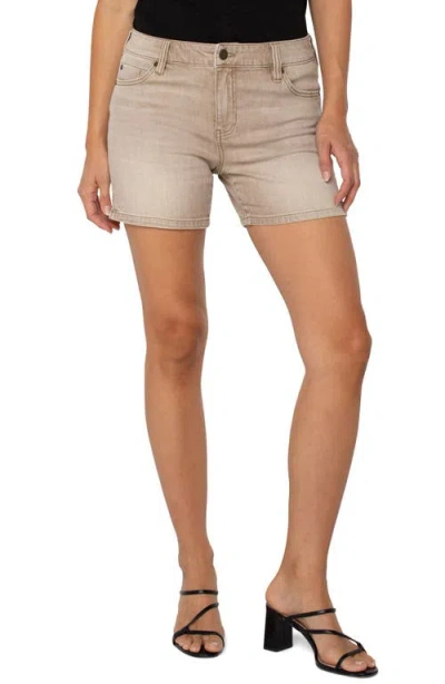 Liverpool Los Angeles Vickie Mineral Wash Mid Rise Denim Shorts