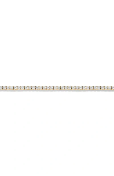 Aurate New York Lab Grown White Sapphire Tennis Necklace
