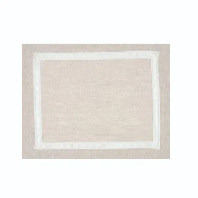 Km Home Collection Deirdre Linen Placemat Set Of 2