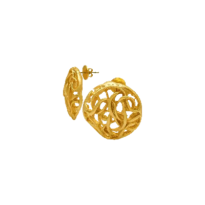 Eunoé Women's Golden Vines Earrings