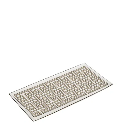 O.w.london O. W.london Bone China Rectangular Maze Truffle Plate