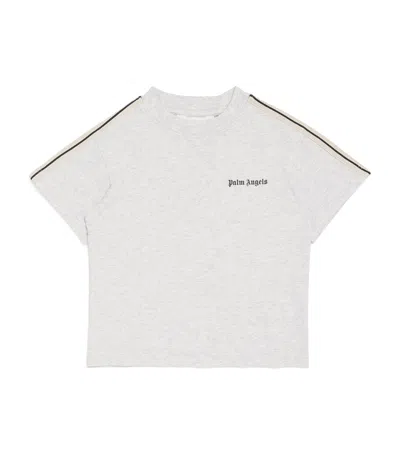 Palm Angels Cotton Track T-shirt In White
