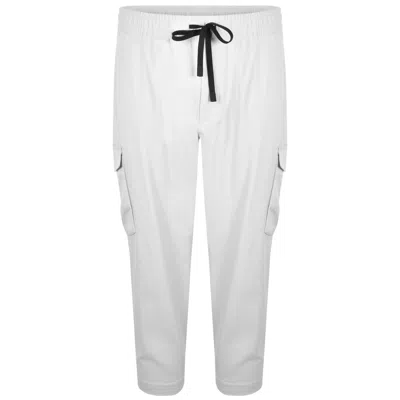 Boss Athleisure Boss Cruiselite Cargo Trousers Grey In White