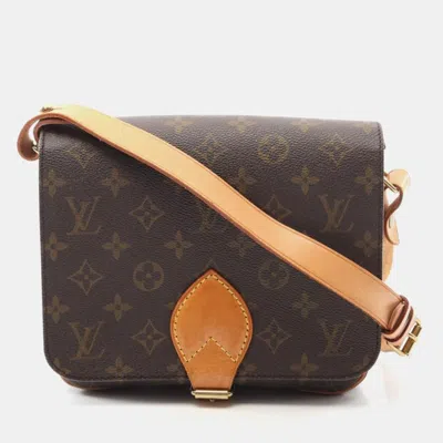 Pre-owned Louis Vuitton Cult Ciel Mm Brown Monogram Canvas Shoulder Bag