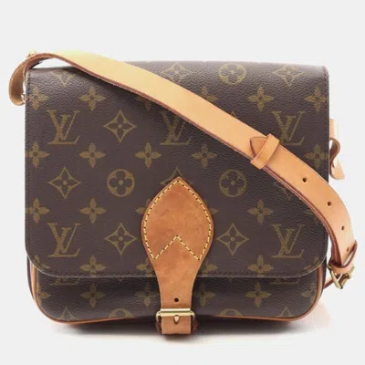 Pre-owned Louis Vuitton Cult Ciel Mm Brown Monogram Canvas Shoulder Bag