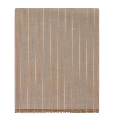The Row Guel Cotton Stripe Scarf