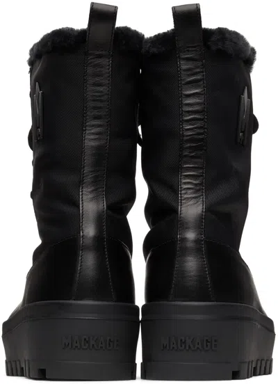 Mackage Logo Straps And Ankle Boots In Multi