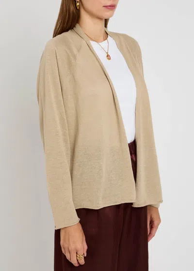Eileen Fisher Fine-knit Linen-blend Cardigan