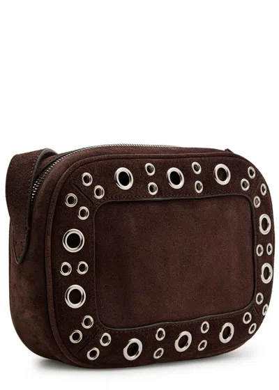 Valentino Garavani Nellcôte Studded Suede Cross-body Bag