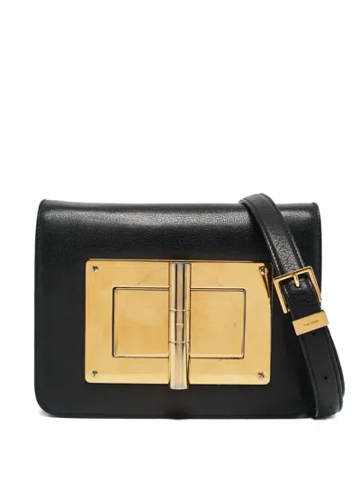 Pre-owned Tom Ford Natalia Cross Body Bag In Black
