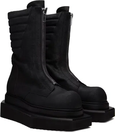 Rick Owens Square Zipper Boots