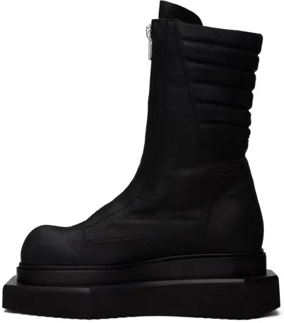 Rick Owens Square Zipper Boots