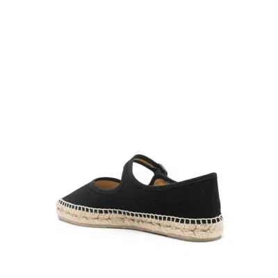 Castaã±er Round Toe Flat Shoes In Nude