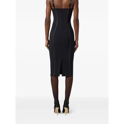 Elisabetta Franchi Adjustable Straps Bustier Cut-out Midi Pencil