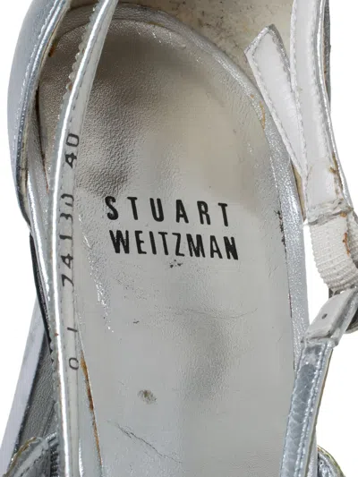 Pre-owned Stuart Weitzman 100mm Leather Heeled Pumps