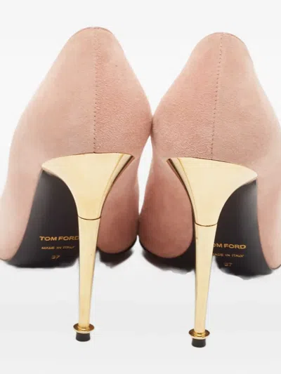 Pre-owned Tom Ford Suede Heeled Pumps In Pink