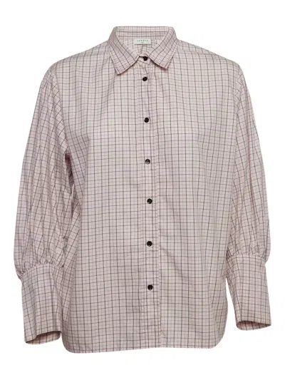 Pre-owned Sandro Checked Shirt In Pink