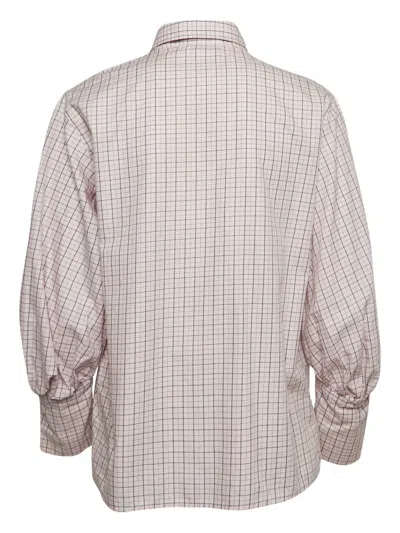 Pre-owned Sandro Checked Shirt In Pink