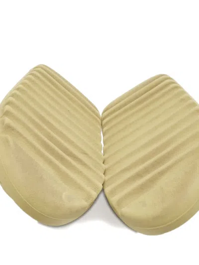 Pre-owned Adidas Originals Yeezy "pure" Slides In Neutral