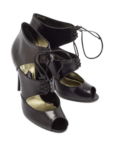 Pre-owned Tom Ford 115mm Leather Heeled Boots