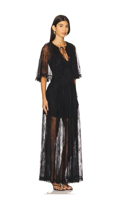 Aknvas Tissy Lace Gown With Detachable Slip