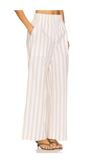 Simkhai Arden Stripe Pull-on Pants In Neutral