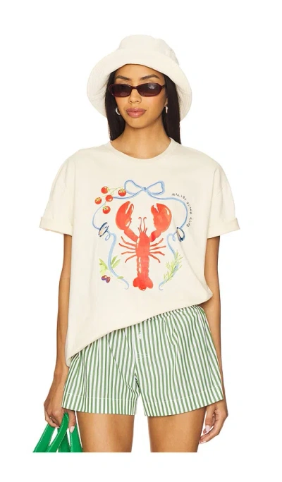 Lovers & Friends Cover Up Tee In White