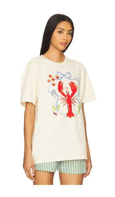 Lovers & Friends Cover Up Tee In White