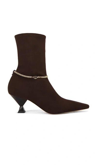 Maria Luca Nausica Stretch Boot In Brown