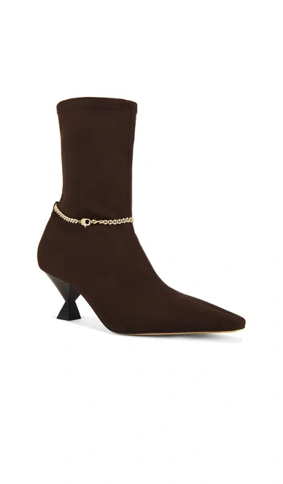 Maria Luca Nausica Stretch Boot In Brown