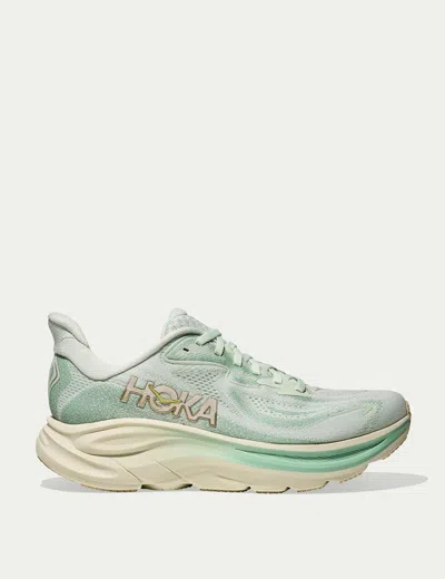 Hoka (wmns)  One One Clifton 10 'sea Glass Jadeite' In Green