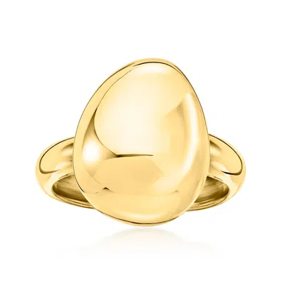 Ross-simons Italian 14kt Yellow Gold Organic-shaped Ring