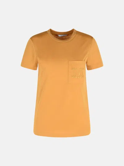 Max Mara 'papaia' Camel Cotton T-shirt