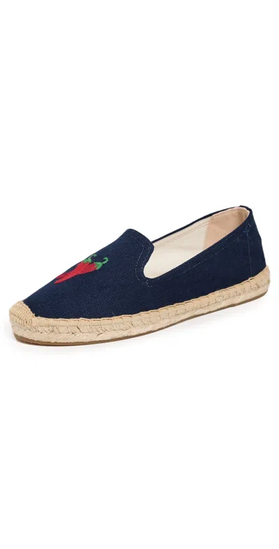 Soludos The Smoking Espadrilles Armada Blue/chili