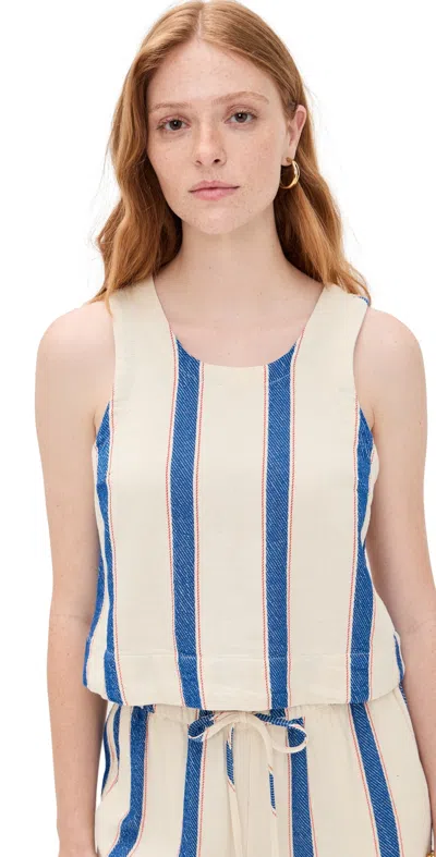 Birds Of Paradis Esther Tank Awning Stripe In Multi