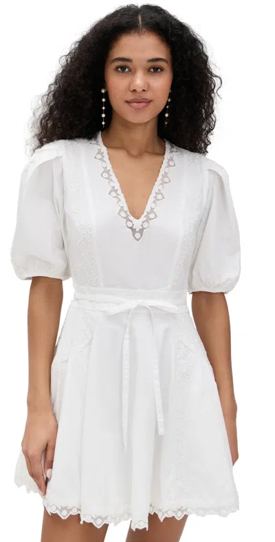 Ulla Johnson Camila Short Sleeve Mini Dress Pristine