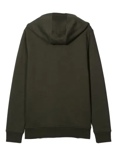 Bosswear Logo-print Hoodie In Green