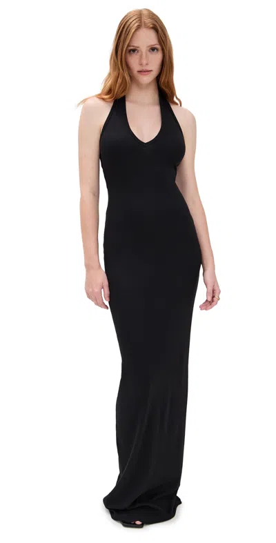 Éterne Halter Maxi Dress Black