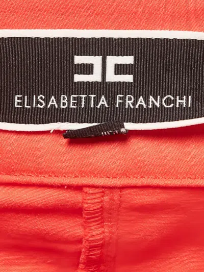 Pre-owned Elisabetta Franchi High-rise Trousers