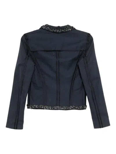Pre-owned Dior 2000 Single-breasted Denim Jacket In Blue